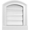 Ekena Millwork Arch Top Surface Mount PVC Gable Vent w/ 2"W x 2"P Brickmould Sill Frame, 12"W x 12"H GVPAR12X1203SN - alternate 1